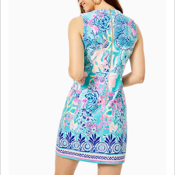 🆕️ Lily Pulitzer Mila Sleeveless Shift Dress Once Upon A Tide - Picture 2 of 16